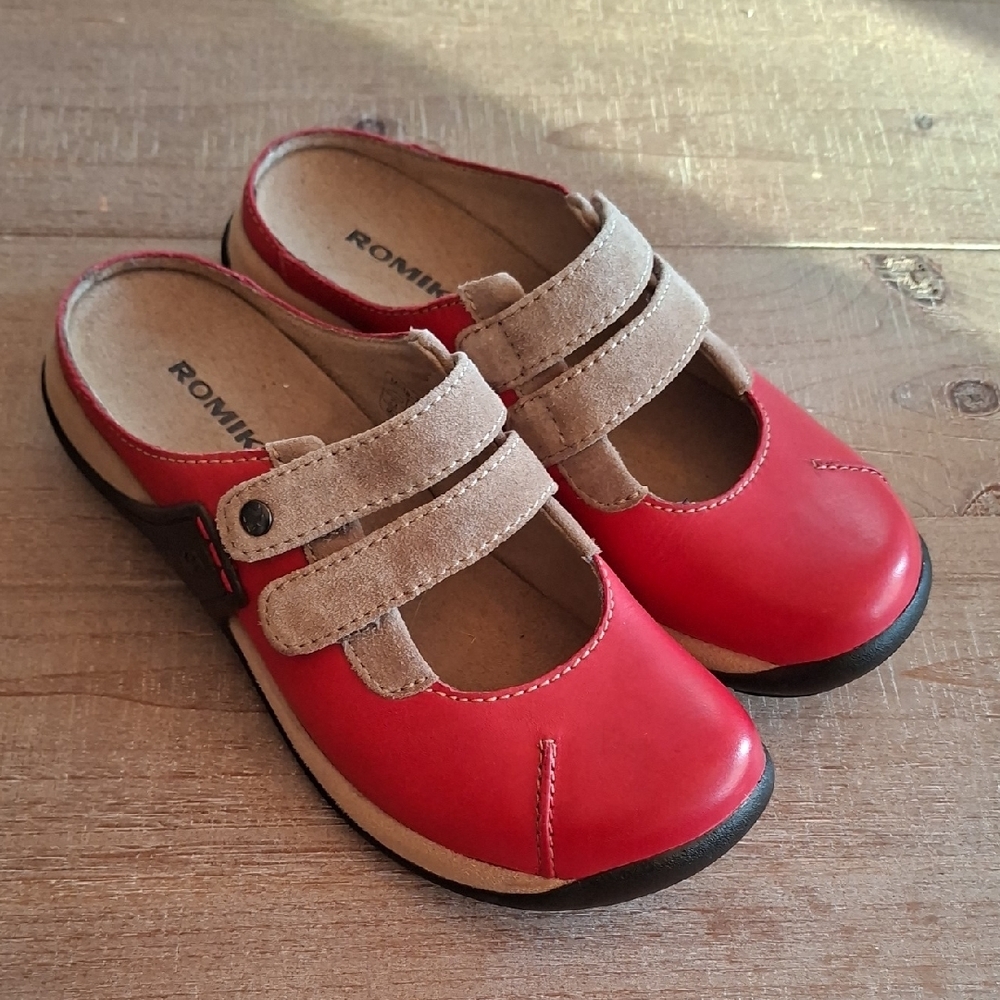 Romika Women's Red Milla-75 Mary Jane Clogs/Comfort Shoes (EU 37/US 6.5)